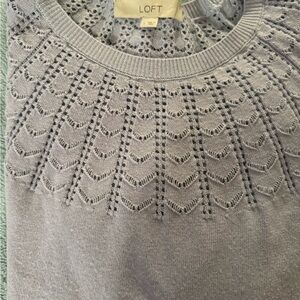 LOFT Women's Lavender Sweater ~ Large
